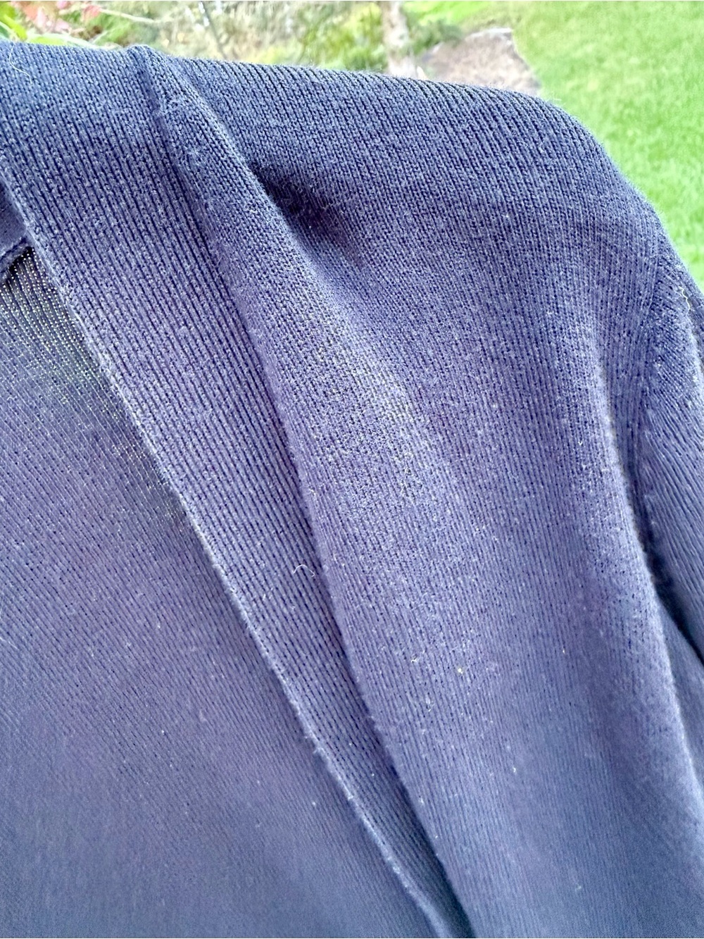 Talbots Open Front Cardigan | Bell Ruffle Sleeve M - Picture 6 of 9